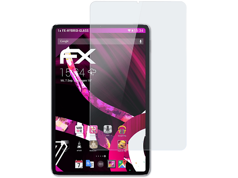 ATFOLIX FX-Hybrid-Glass Schutzglas(für Xiaomi Mi Pad 5 Pro Wi-Fi)