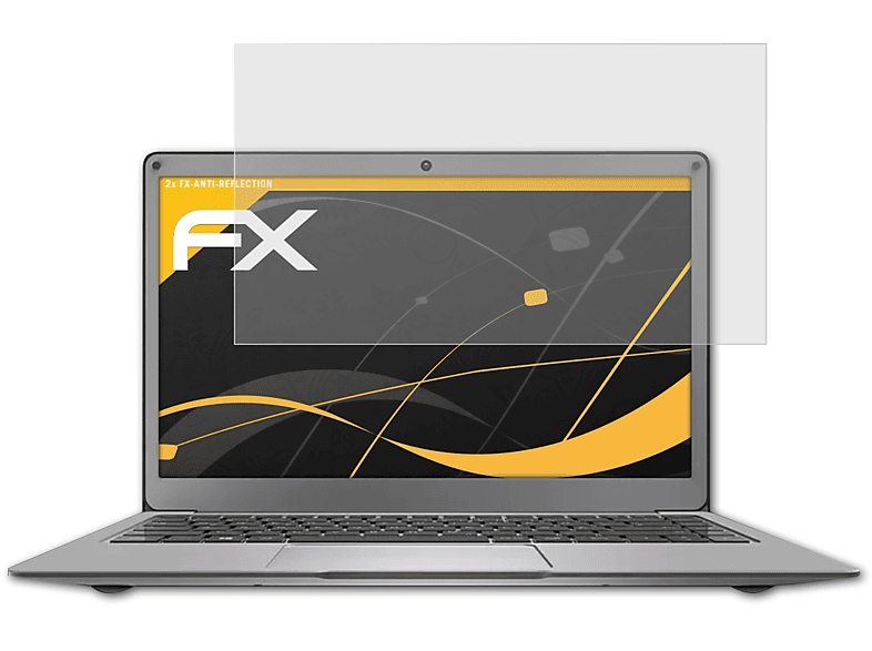ATFOLIX 2x FX-Antireflex Displayschutz(für Peaq PNB (CA464DV)) S132