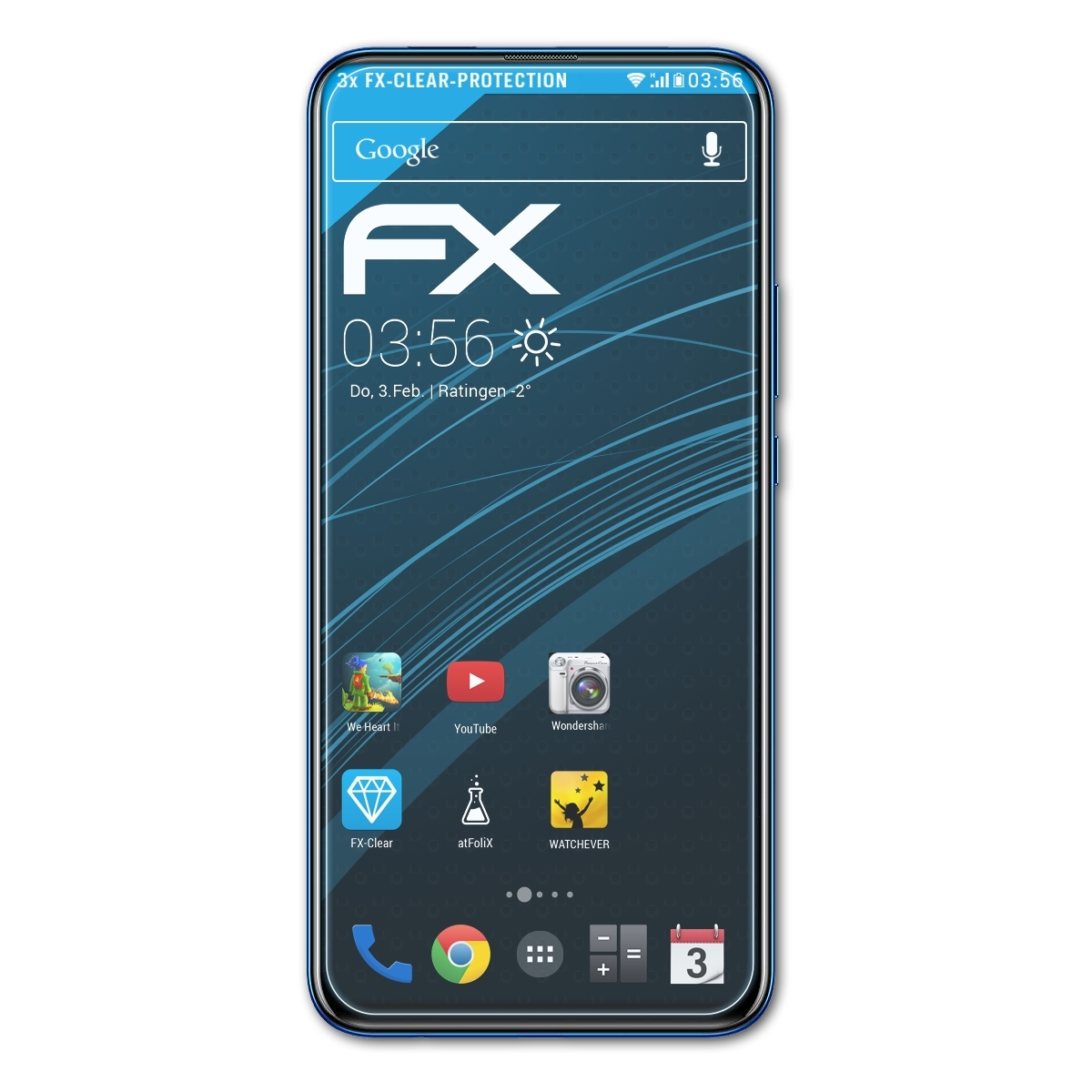 Huawei ATFOLIX Smart Displayschutz(für FX-Clear 3x P Z)