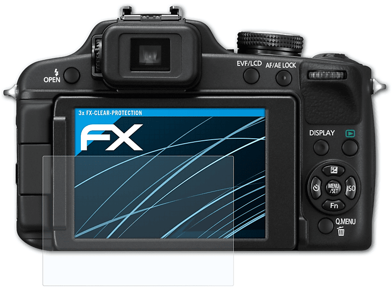 ATFOLIX 3x FX-Clear Displayschutz(für Panasonic Lumix DMC-FZ100)