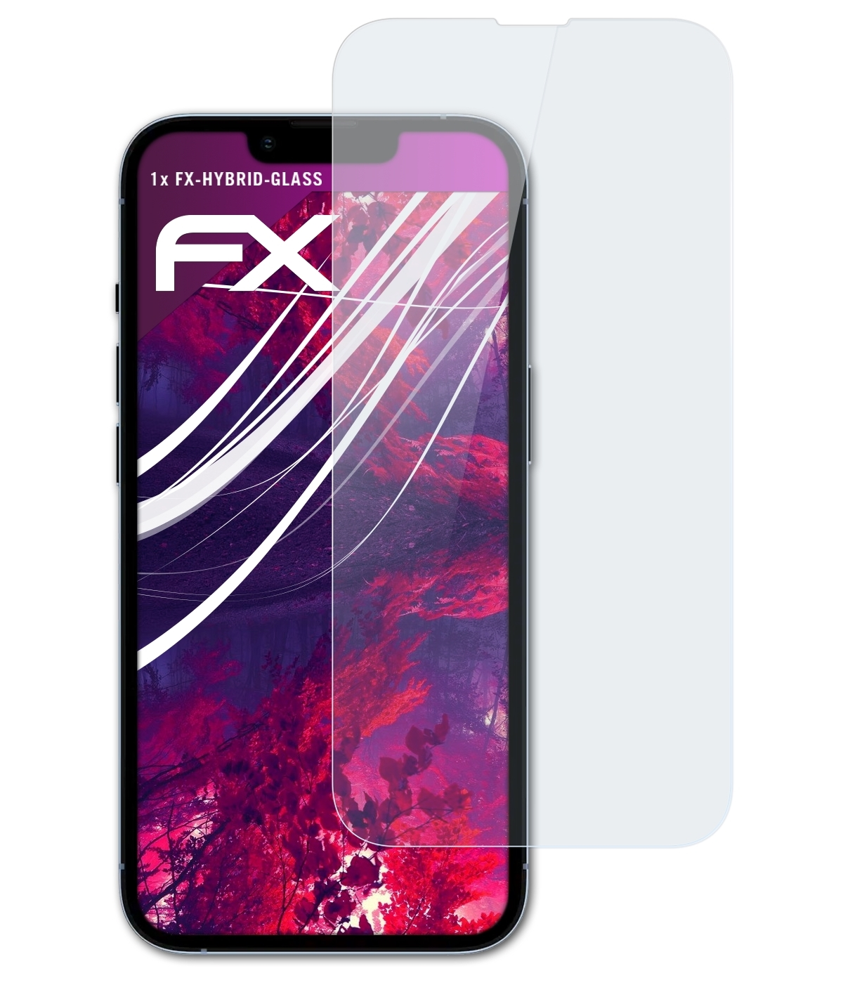Schutzglas(für 13 Pro) ATFOLIX iPhone FX-Hybrid-Glass Apple