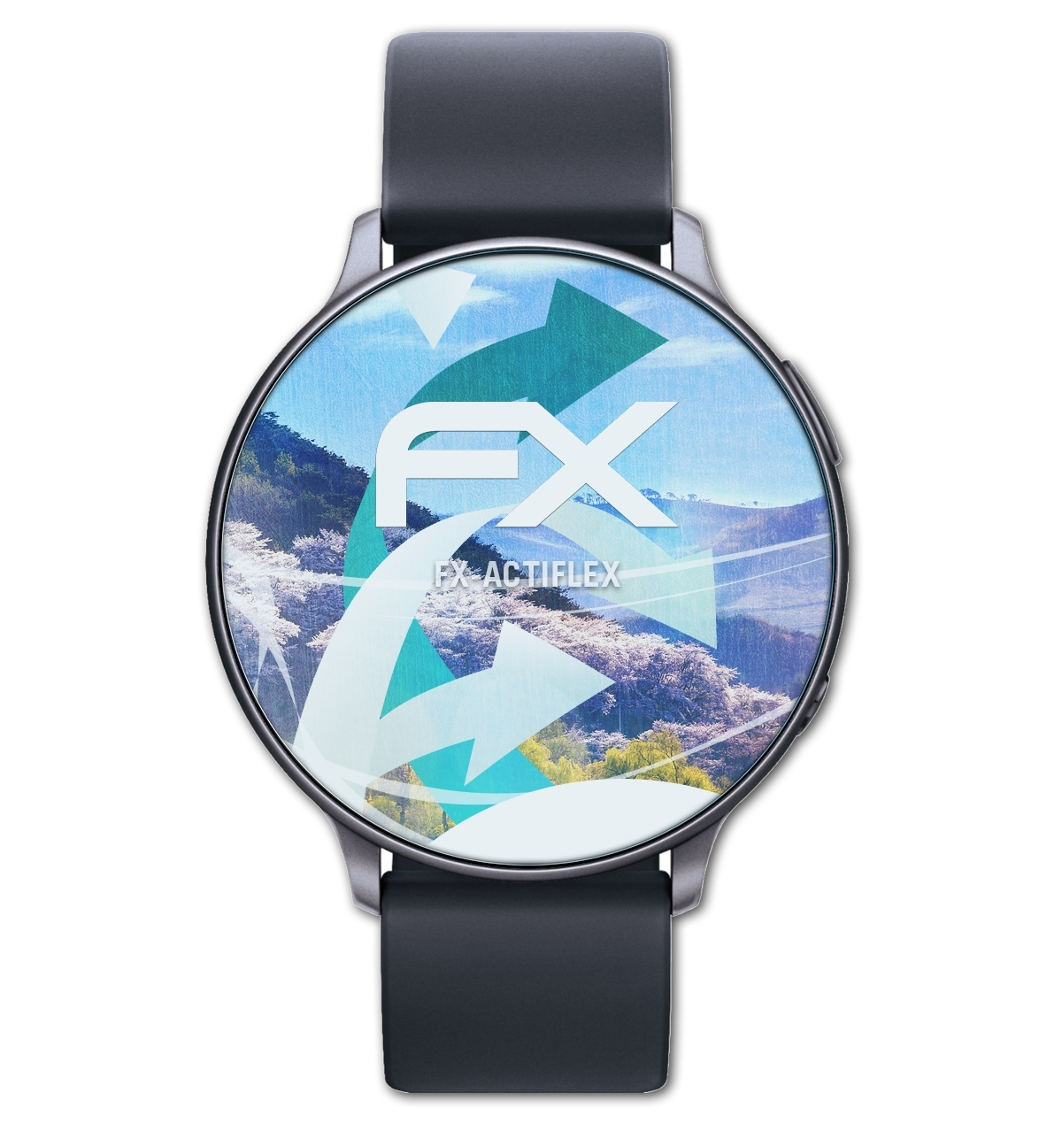 ATFOLIX FX-ActiFleX 3x Displayschutz(für (32mm)) Smartwatch Display