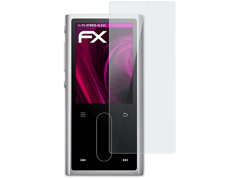 M3K) FX-Hybrid-Glass ATFOLIX Schutzglas(für FiiO