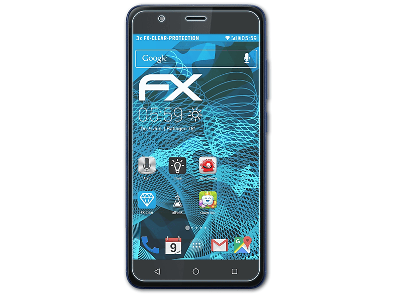 GS270) Displayschutz(für 3x Gigaset ATFOLIX FX-Clear