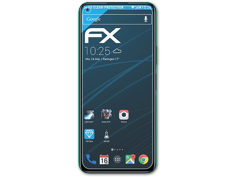 ATFOLIX 3x Displayschutz(für FX-Clear Note 7) Infinix