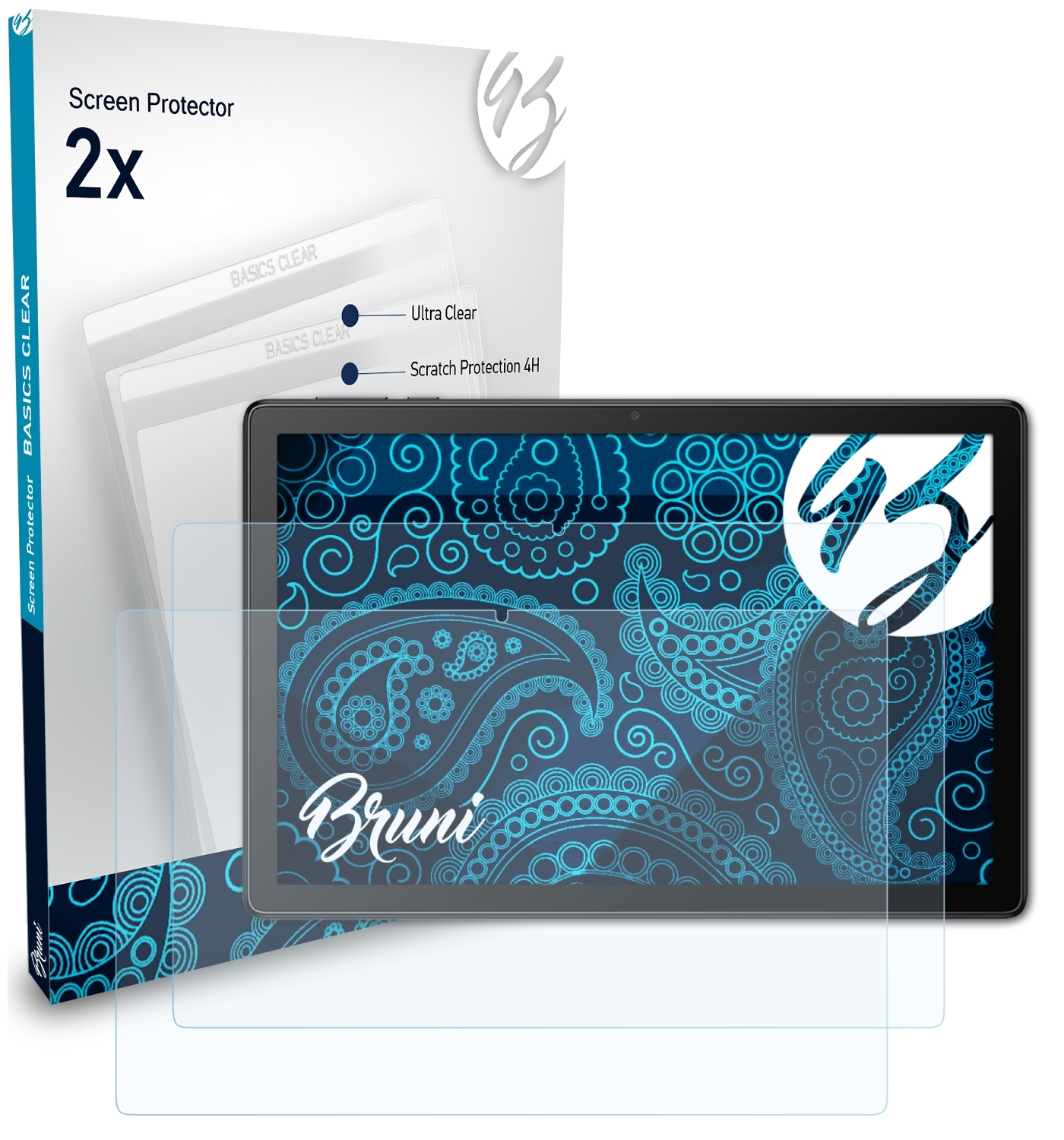 BRUNI Basics-Clear Schutzfolie(für Alcatel (2020)) 3T10 2x