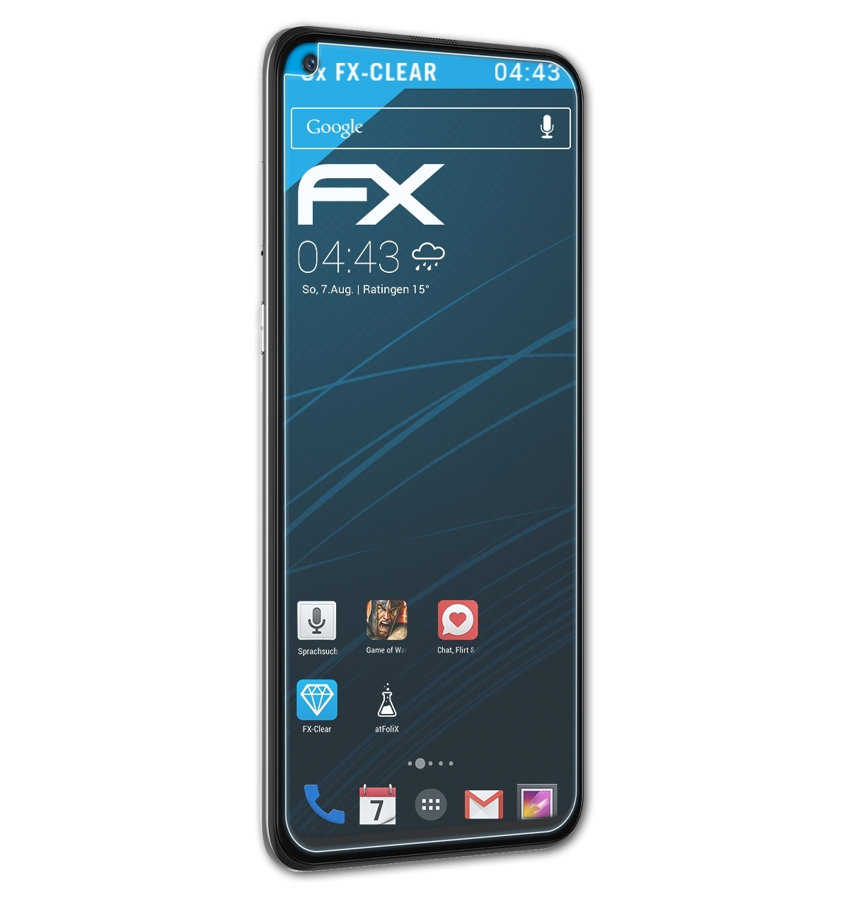ATFOLIX 3x FX-Clear Displayschutz(für 10L) TCL
