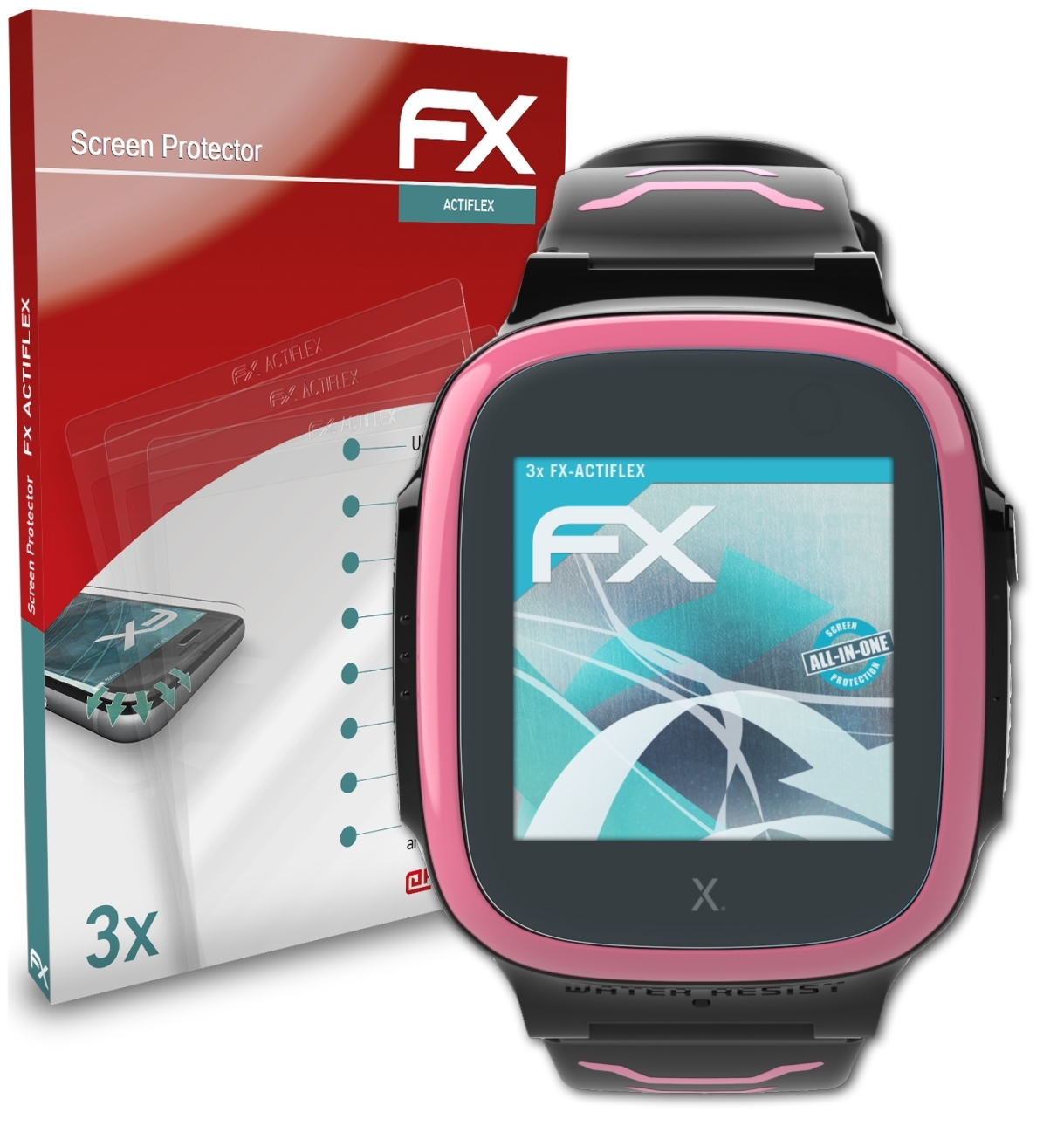 FX-ActiFleX X5 3x Displayschutz(für Play) ATFOLIX XPlora