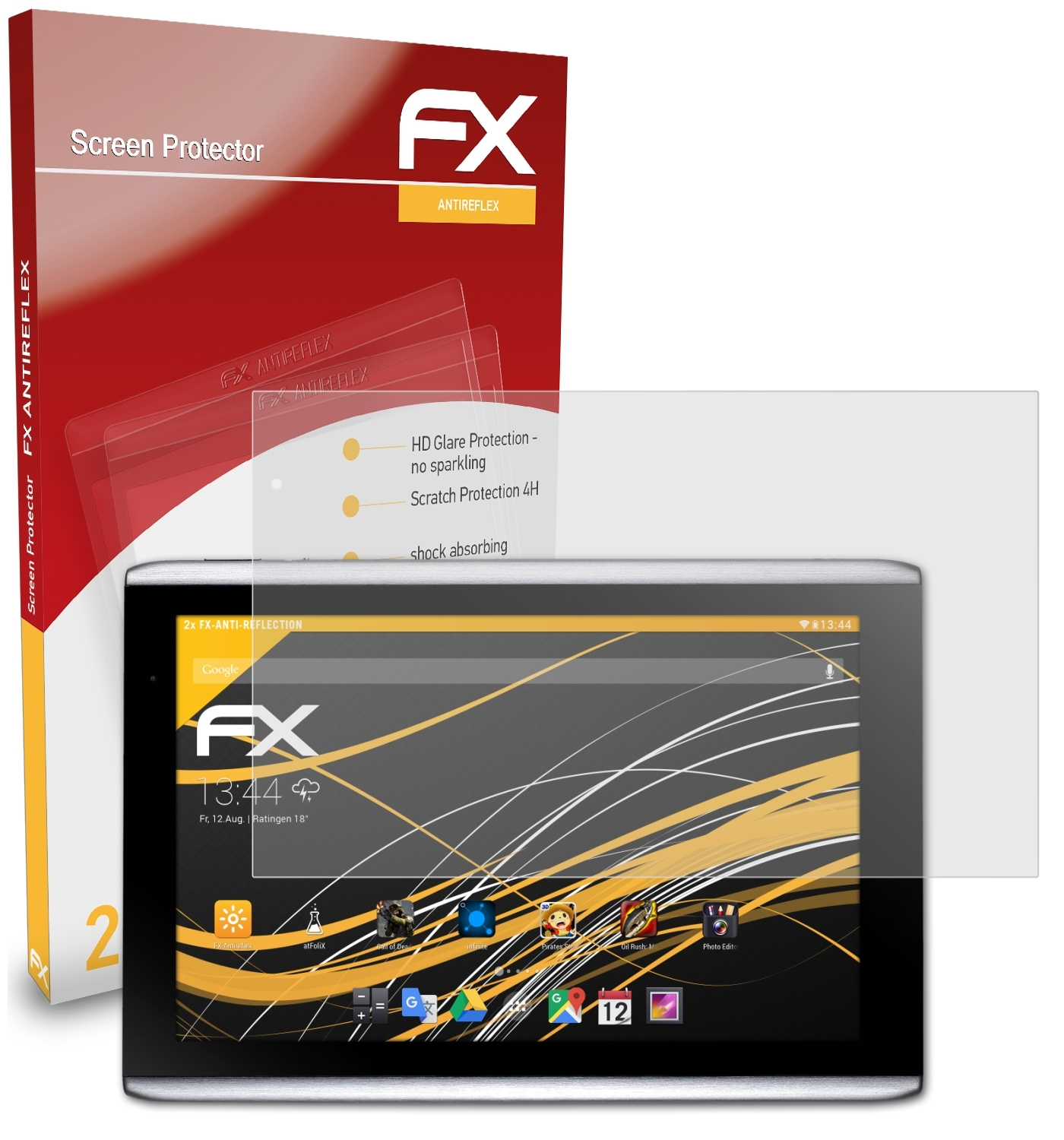 A500, Iconia Displayschutz(für FX-Antireflex Acer 2x ATFOLIX A501)