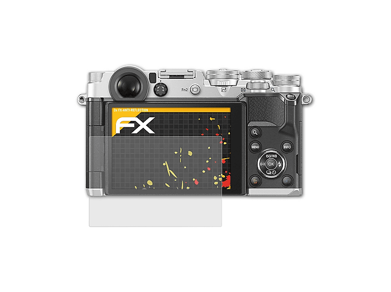 AtFoliX Displayschutzfolie Für Olympus Pen-F – Ultraklar, Kratzfest (6H), 3er Pack, Blasenfrei Anbringbar