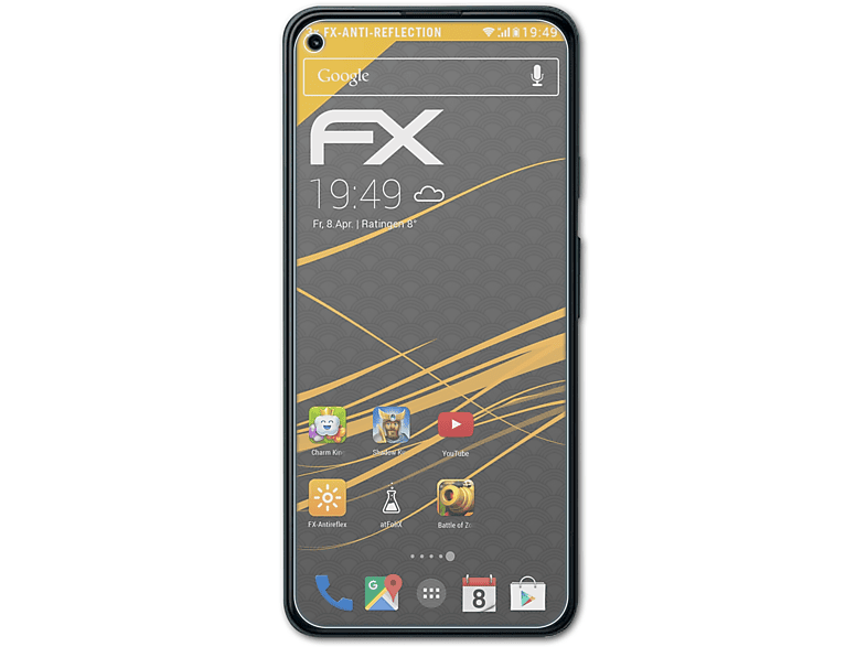 3x ATFOLIX Google 5a) Pixel Displayschutz(für FX-Antireflex