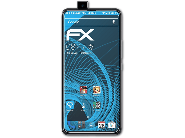 ATFOLIX 3x FX-Clear Displayschutz(für UMiDigi S5 Pro)