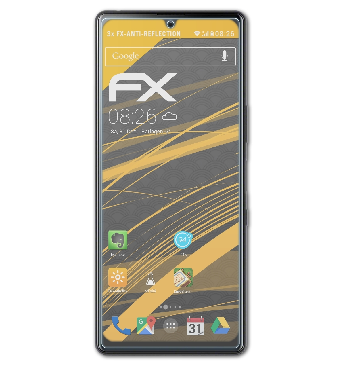 FX-Antireflex L4) Xperia Sony ATFOLIX 3x Displayschutz(für