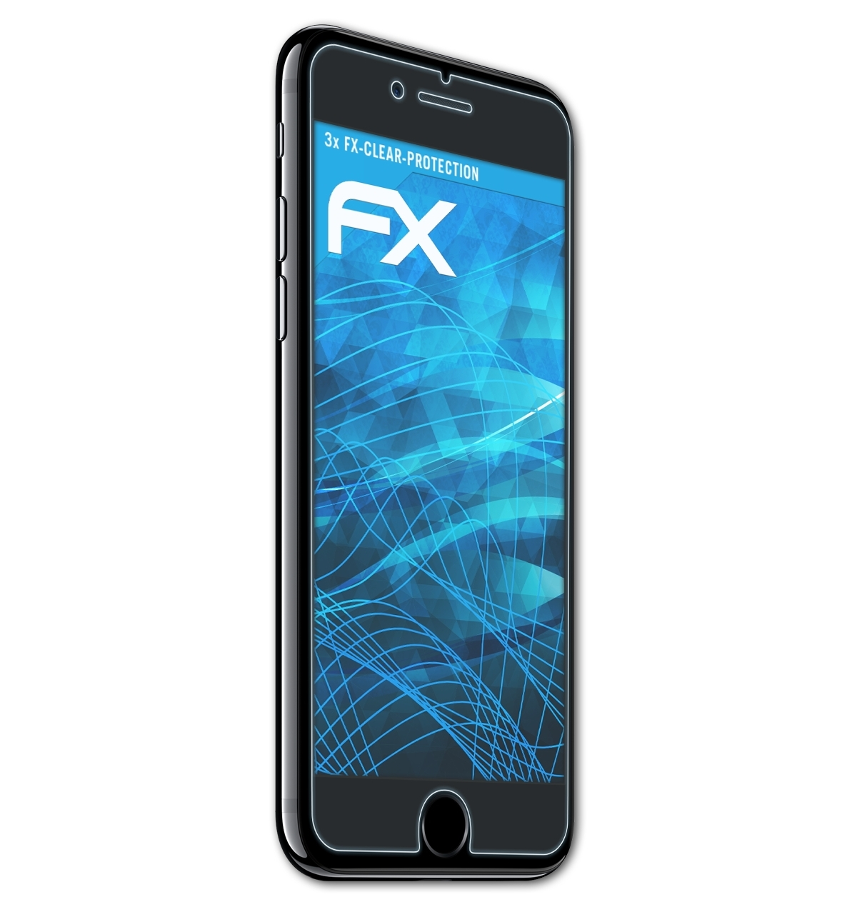 8 FX-Clear (Front)) ATFOLIX / Apple 7 Displayschutz(für iPhone 3x