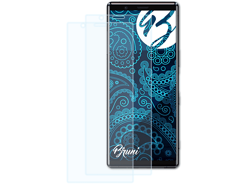 BRUNI 2x Basics-Clear Schutzfolie(für Sony Xperia 5)