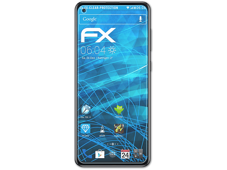 ATFOLIX 3x FX-Clear Displayschutz(für A21s) Galaxy Samsung