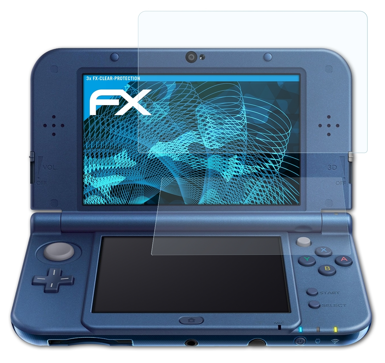 (2015)) 3x 3DS New Nintendo Displayschutz(für FX-Clear XL ATFOLIX