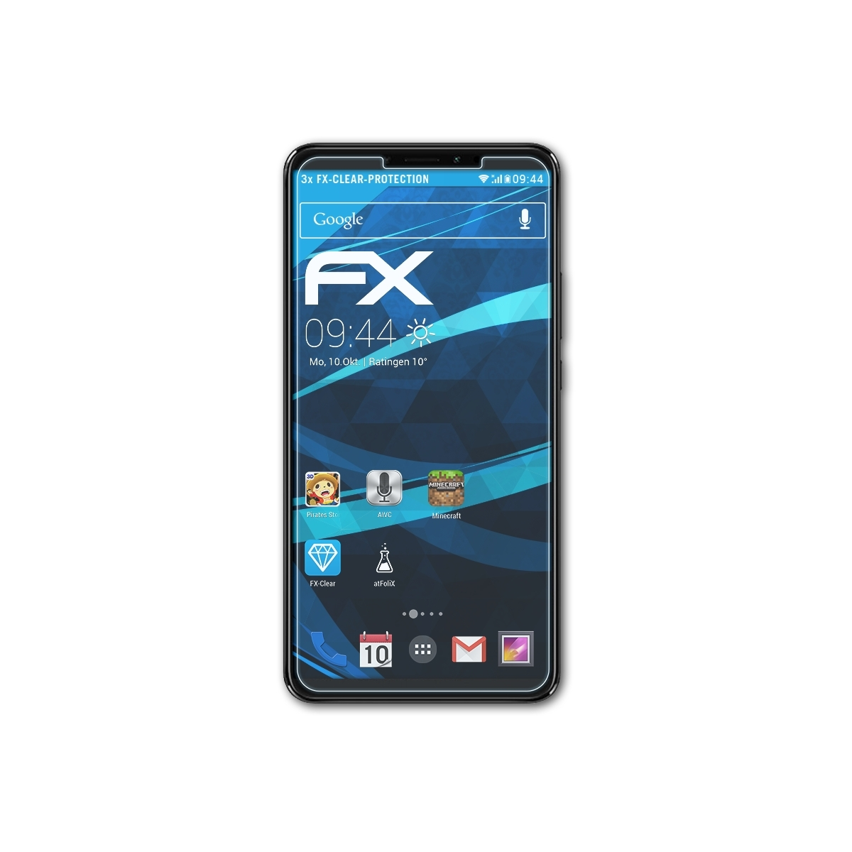 3x Mi FX-Clear Displayschutz(für Max ATFOLIX 3) Xiaomi