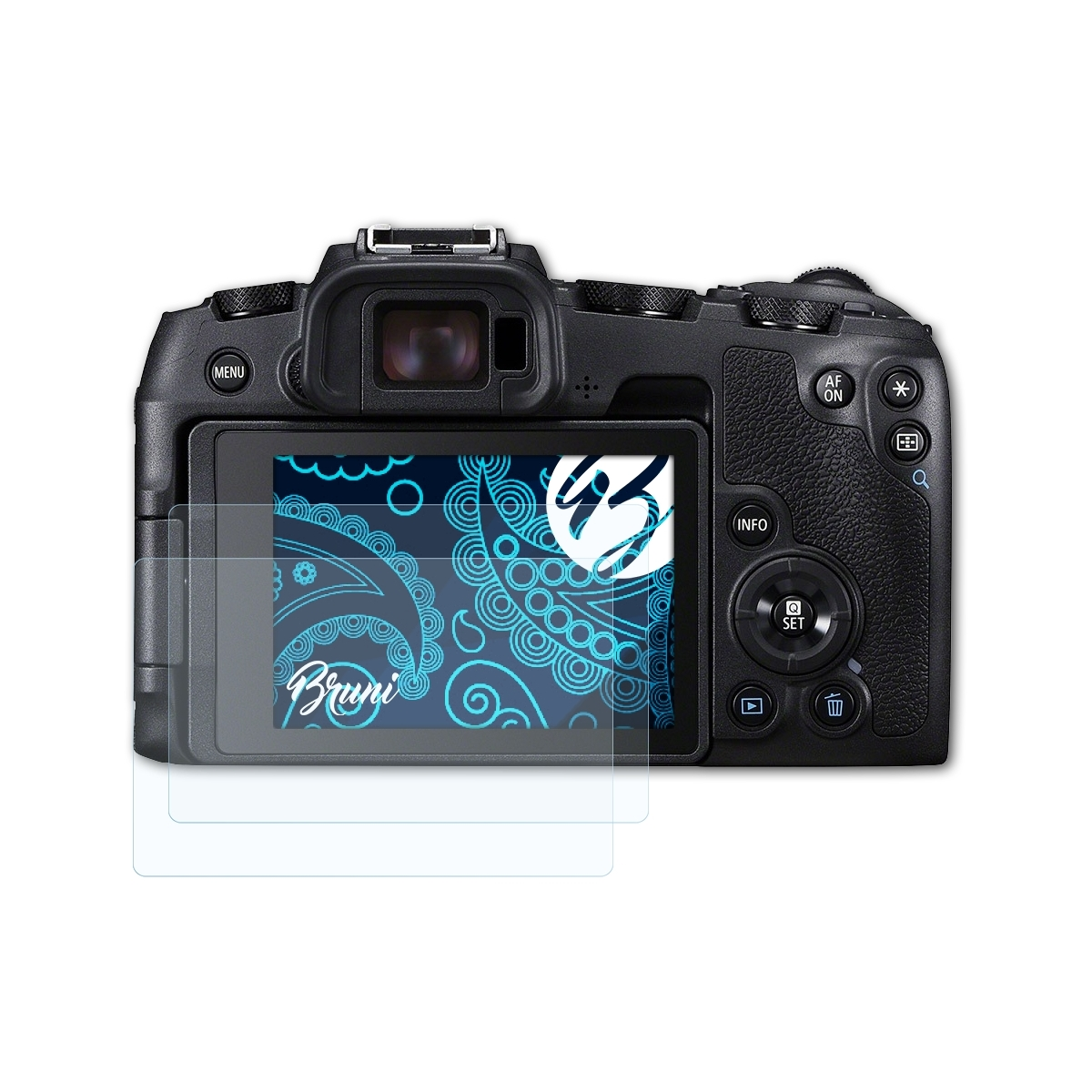 BRUNI 2x Basics-Clear Schutzfolie(für Canon EOS RP)
