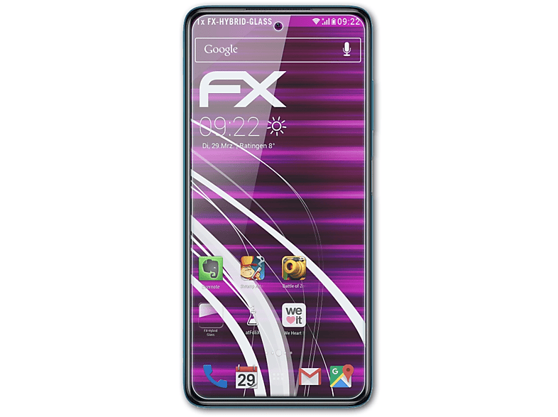 Xiaomi FX-Hybrid-Glass ATFOLIX X3) Schutzglas(für Poco