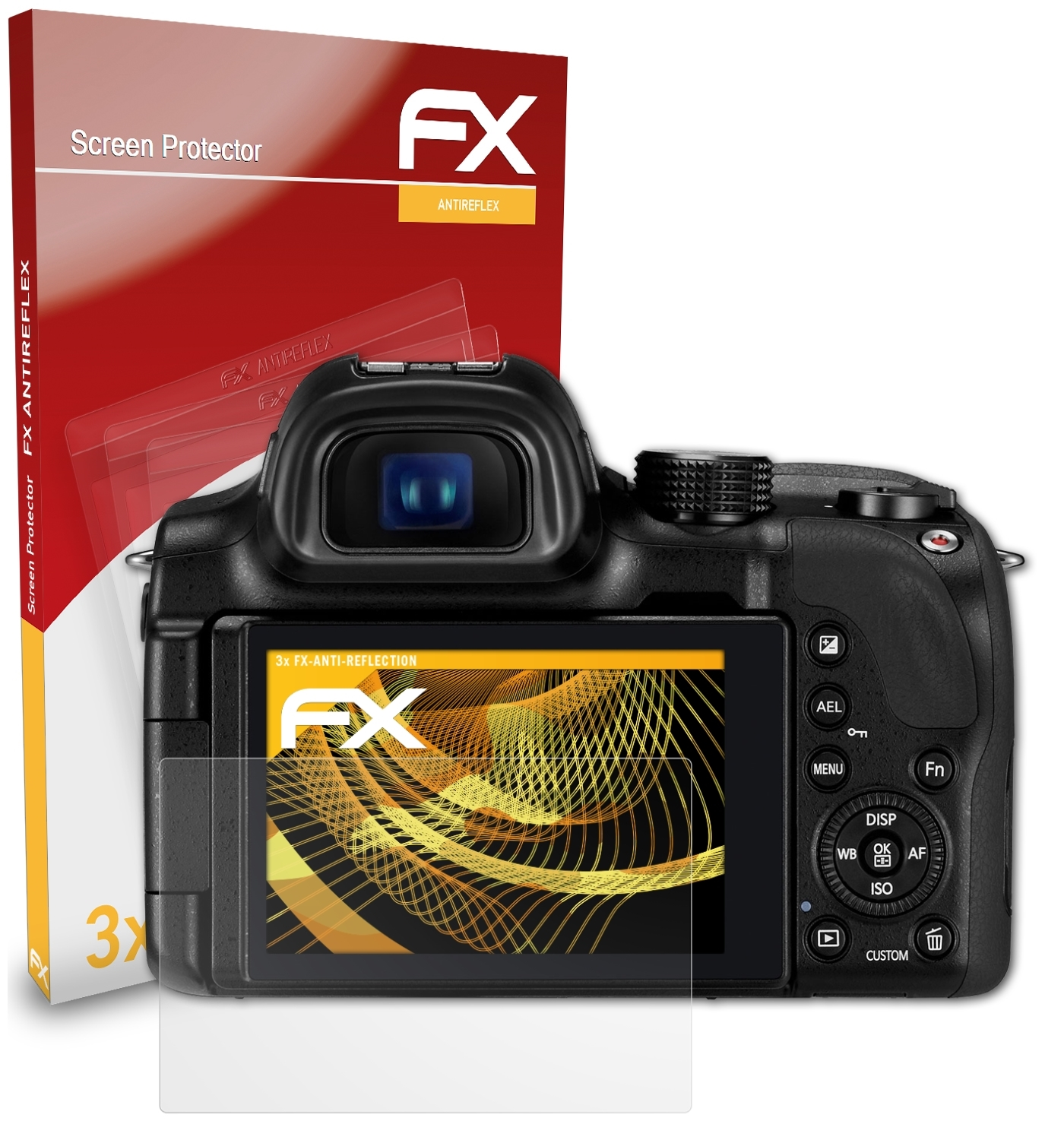 ATFOLIX 3x FX-Antireflex NX30) Displayschutz(für Samsung