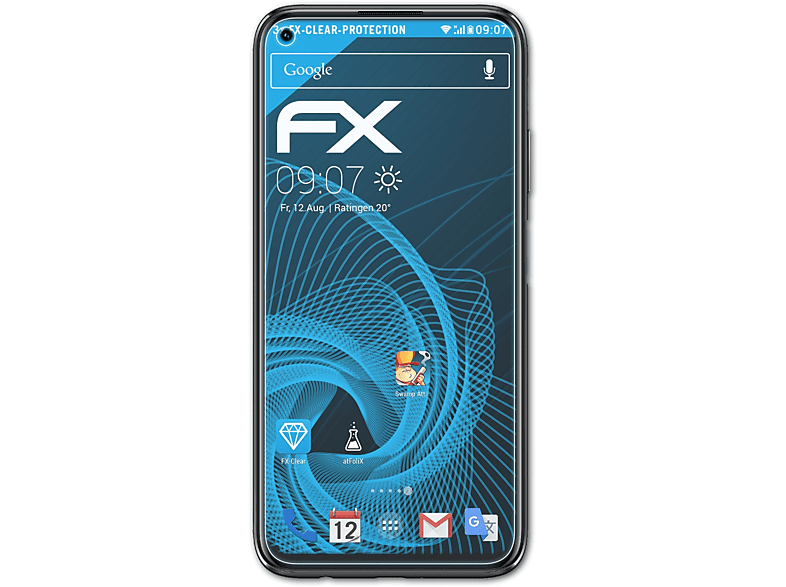 P40 Displayschutz(für FX-Clear 3x Huawei ATFOLIX lite)