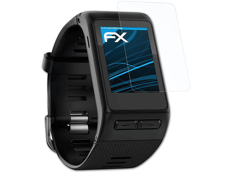 ATFOLIX HR) Vivoactive Garmin FX-Clear 3x Displayschutz(für