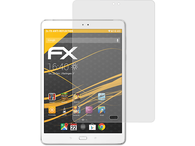 (Z500KL)) 10 Asus ATFOLIX FX-Antireflex 2x ZenPad Displayschutz(für 3S