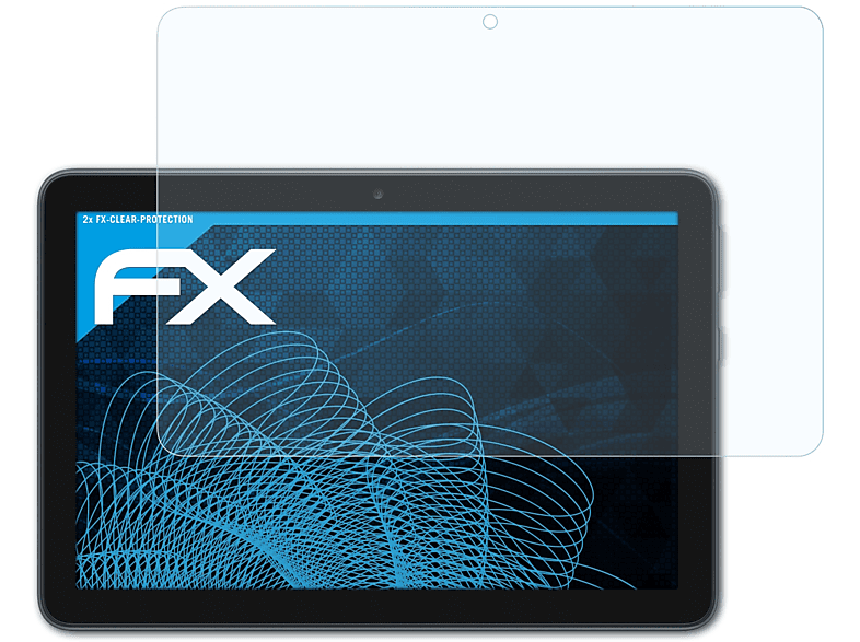 ATFOLIX 2x FX-Clear Displayschutz(für Amazon Fire HD 8 Plus (Model 2020))