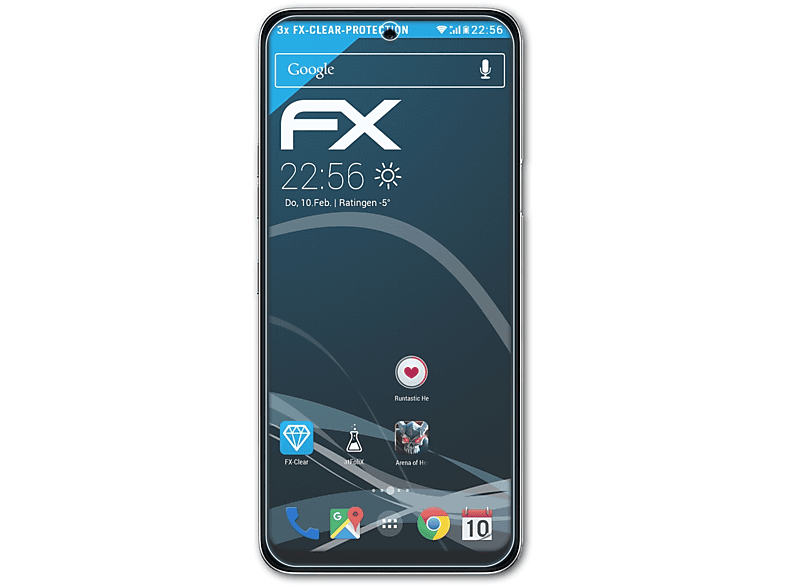 Displayschutz(für K52) FX-Clear 3x ATFOLIX LG