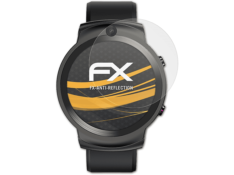 ATFOLIX 3x FX-Antireflex Displayschutz(für Lemfo LEM13) | Smartwatch Schutzfolien & Gläser
