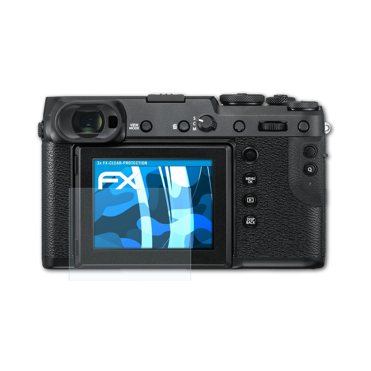 GFX 50R) ATFOLIX Fujifilm 3x Displayschutz(für FX-Clear
