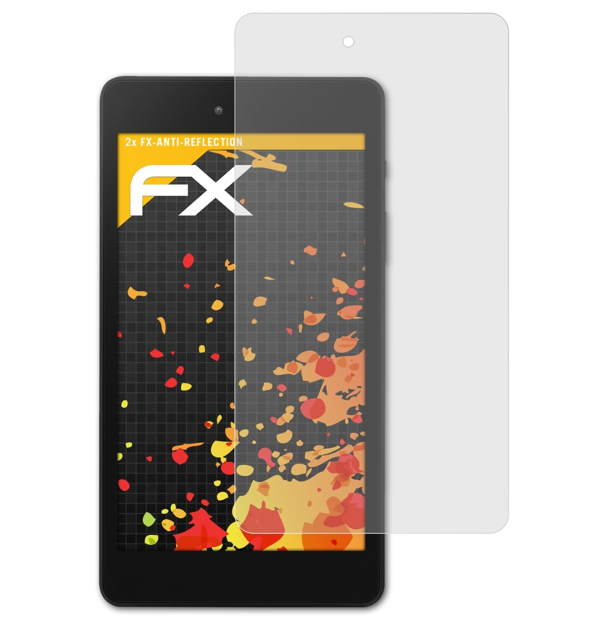ATFOLIX 2x FX-Antireflex Displayschutz(für E6912 (MD99851)) Medion E-Tab
