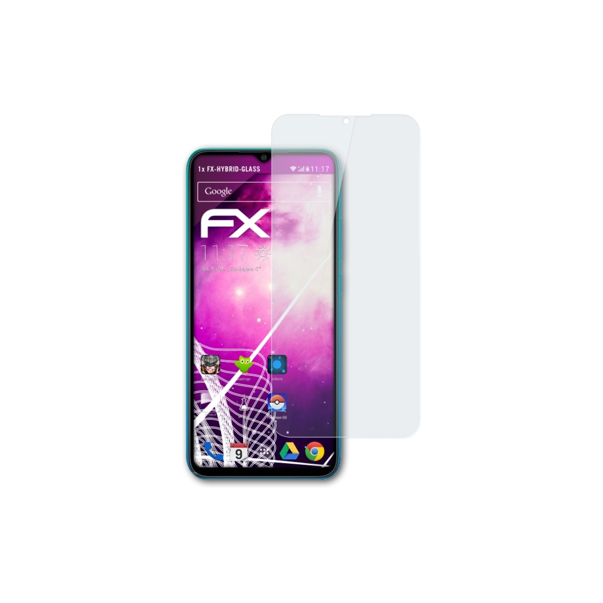 Sport) ATFOLIX FX-Hybrid-Glass 9i Schutzglas(für Xiaomi Redmi