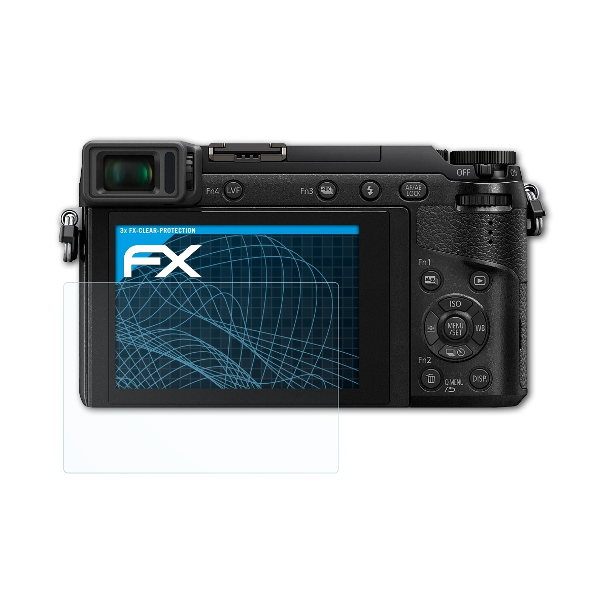ATFOLIX 3x FX-Clear Lumix Displayschutz(für DMC-GX80) Panasonic