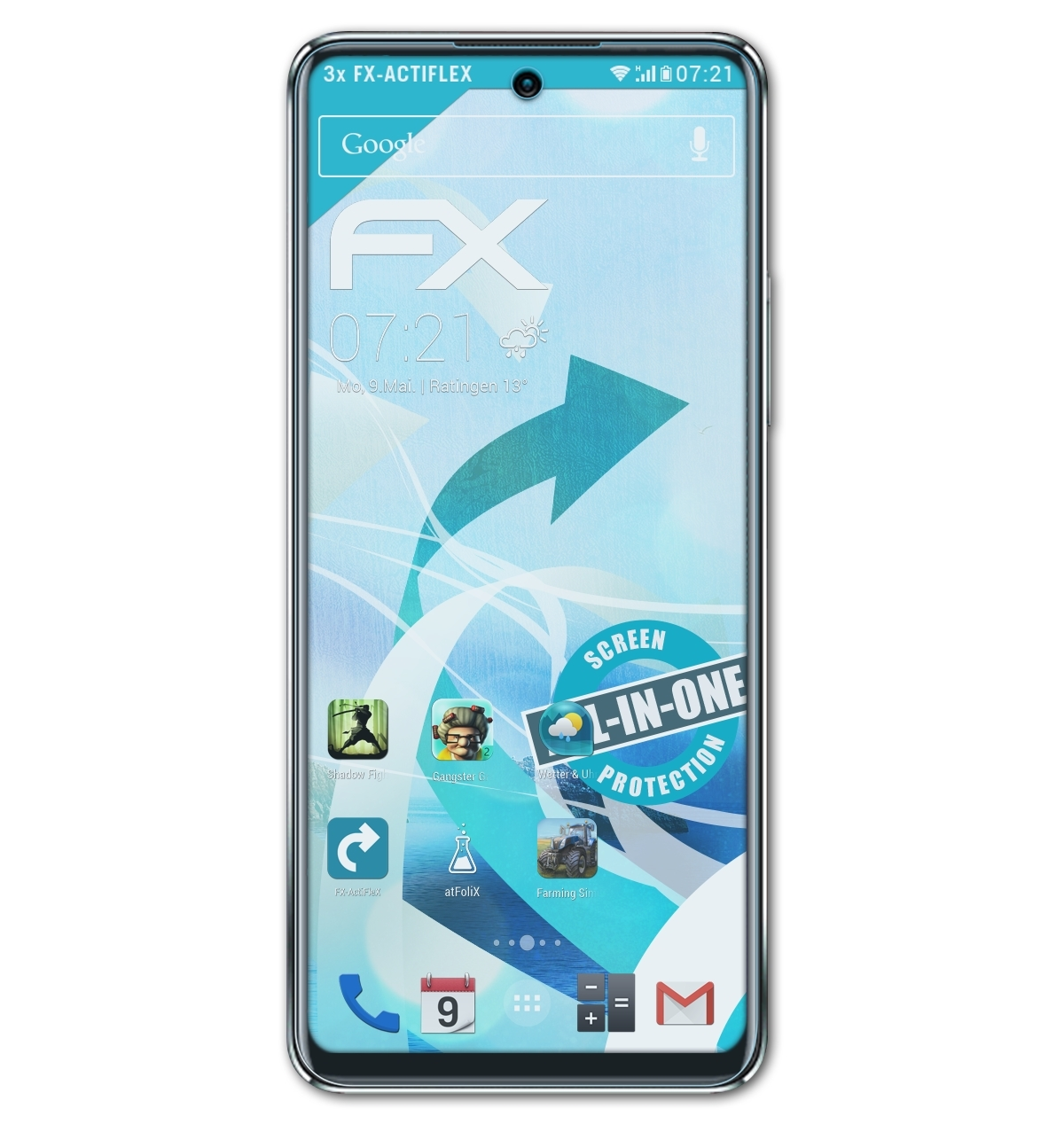 FX-ActiFleX 11 Displayschutz(für Note 3x ATFOLIX Infinix Pro)