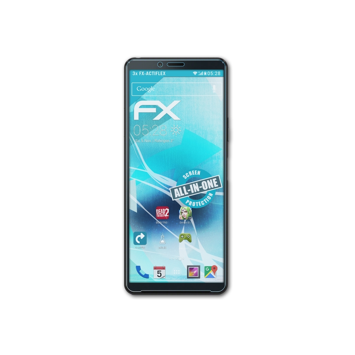 Xperia Sony 3x ATFOLIX FX-ActiFleX II) Displayschutz(für 10