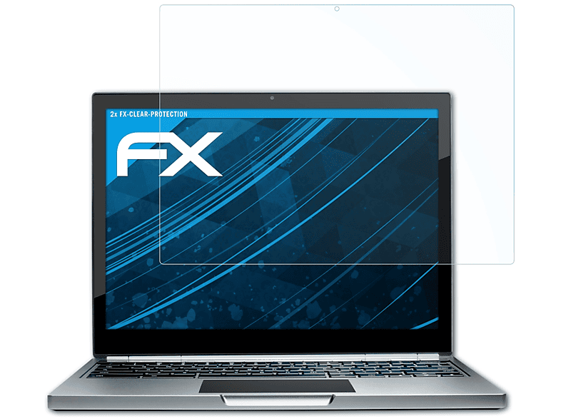 ATFOLIX 2x Google FX-Clear Displayschutz(für Chromebook Pixel)