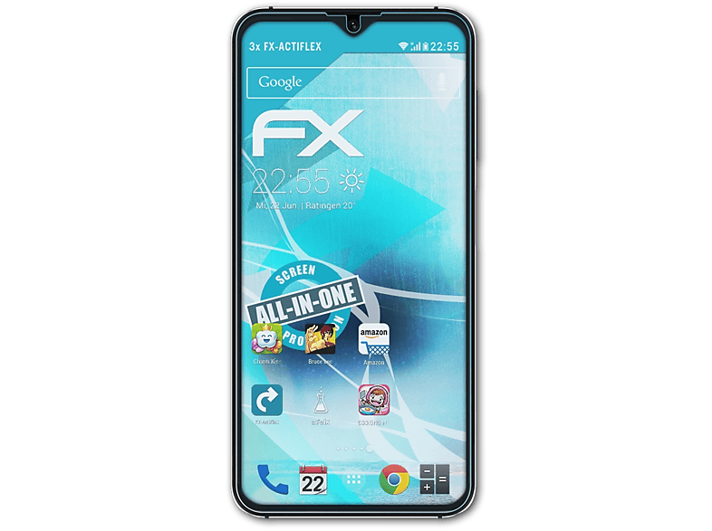 ATFOLIX One UMiDigi FX-ActiFleX Max) 3x Displayschutz(für