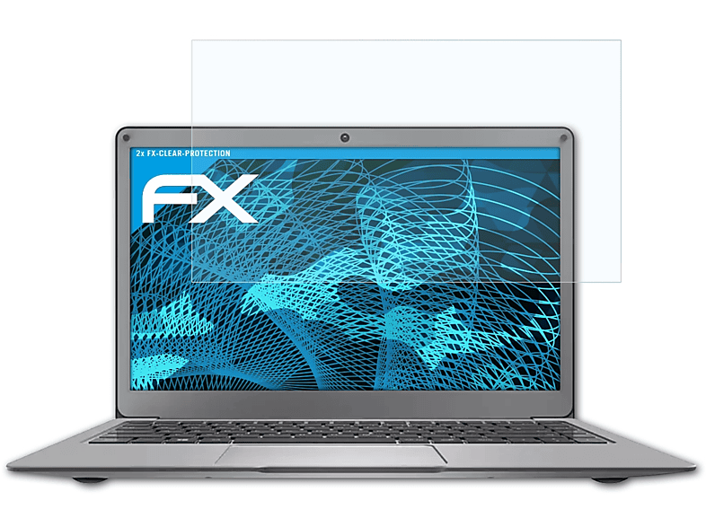ATFOLIX 2x FX-Clear Displayschutz(für Peaq PNB S130)