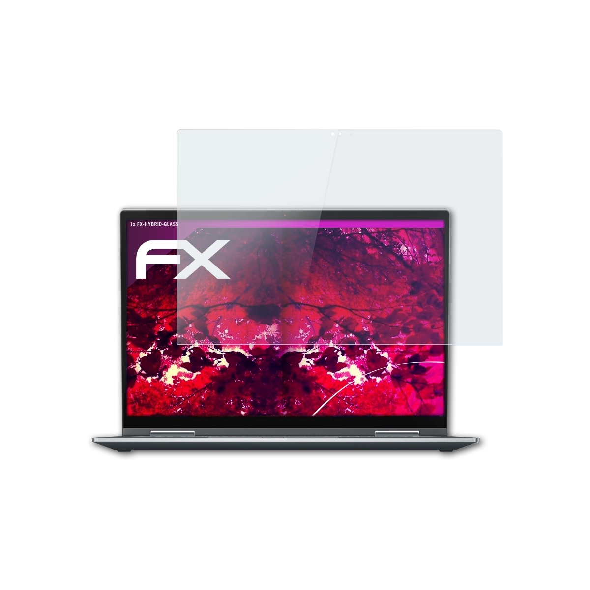 ATFOLIX FX-Hybrid-Glass Schutzglas(für X1 (6th Yoga Lenovo Gen. 2021)) ThinkPad