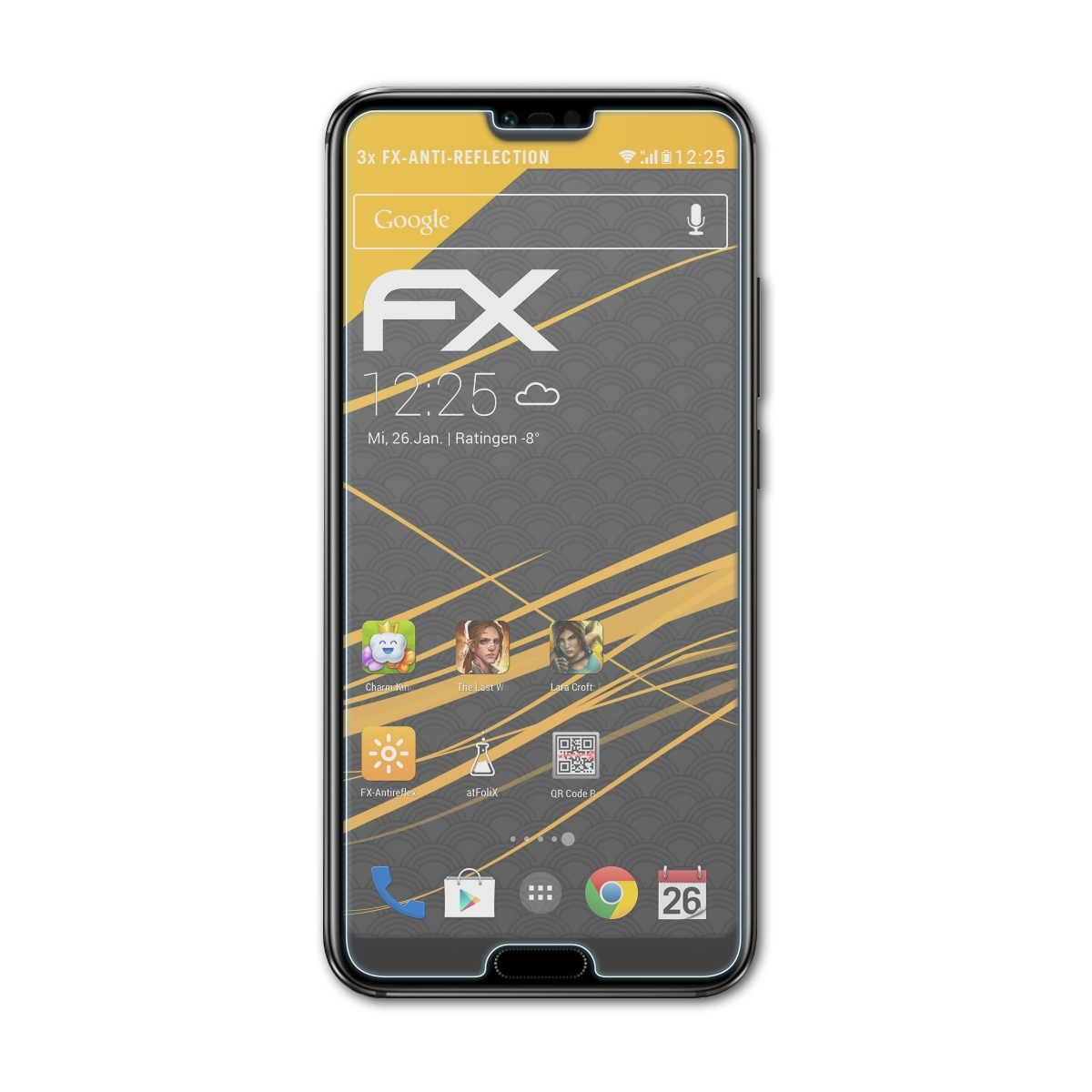 Honor FX-Antireflex Displayschutz(für Huawei 3x ATFOLIX 10)