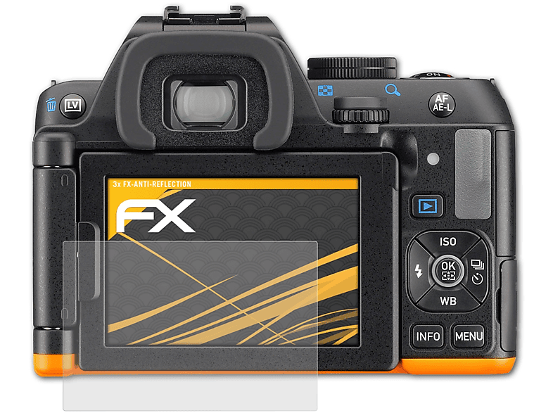 ATFOLIX 3x FX-Antireflex Displayschutz(für Ricoh Pentax K-S2)