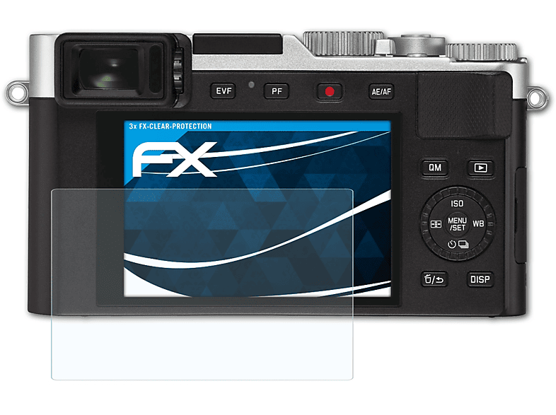 ATFOLIX 3x FX-Clear Displayschutz(für D-Lux 7) Leica