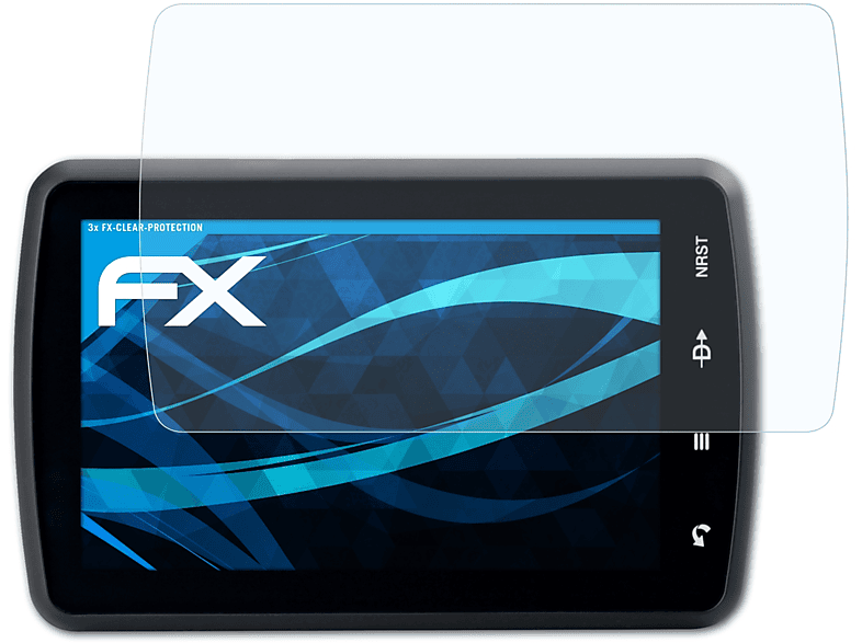 ATFOLIX 3x FX-Clear Displayschutz(für Garmin Aera 796)