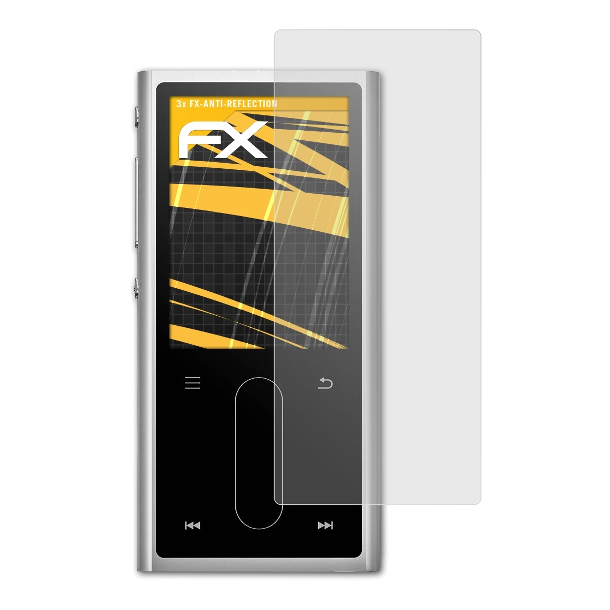 FiiO M3K) Displayschutz(für 3x ATFOLIX FX-Antireflex