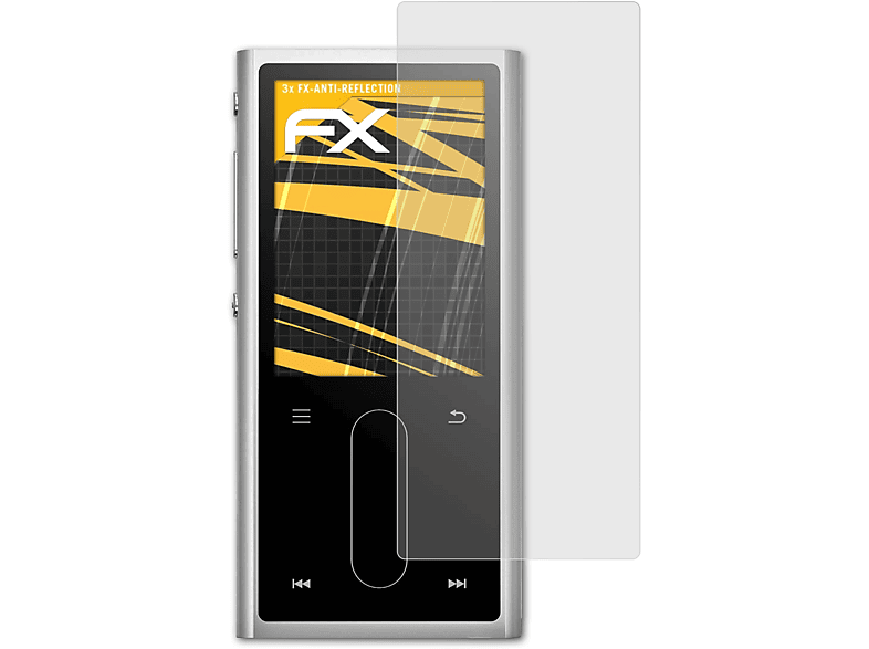 ATFOLIX 3x M3K) Displayschutz(für FX-Antireflex FiiO