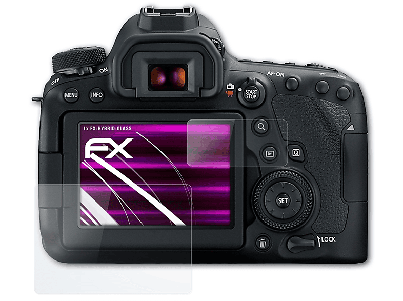 EOS ATFOLIX 6D FX-Hybrid-Glass Canon Mark II) Schutzglas(für