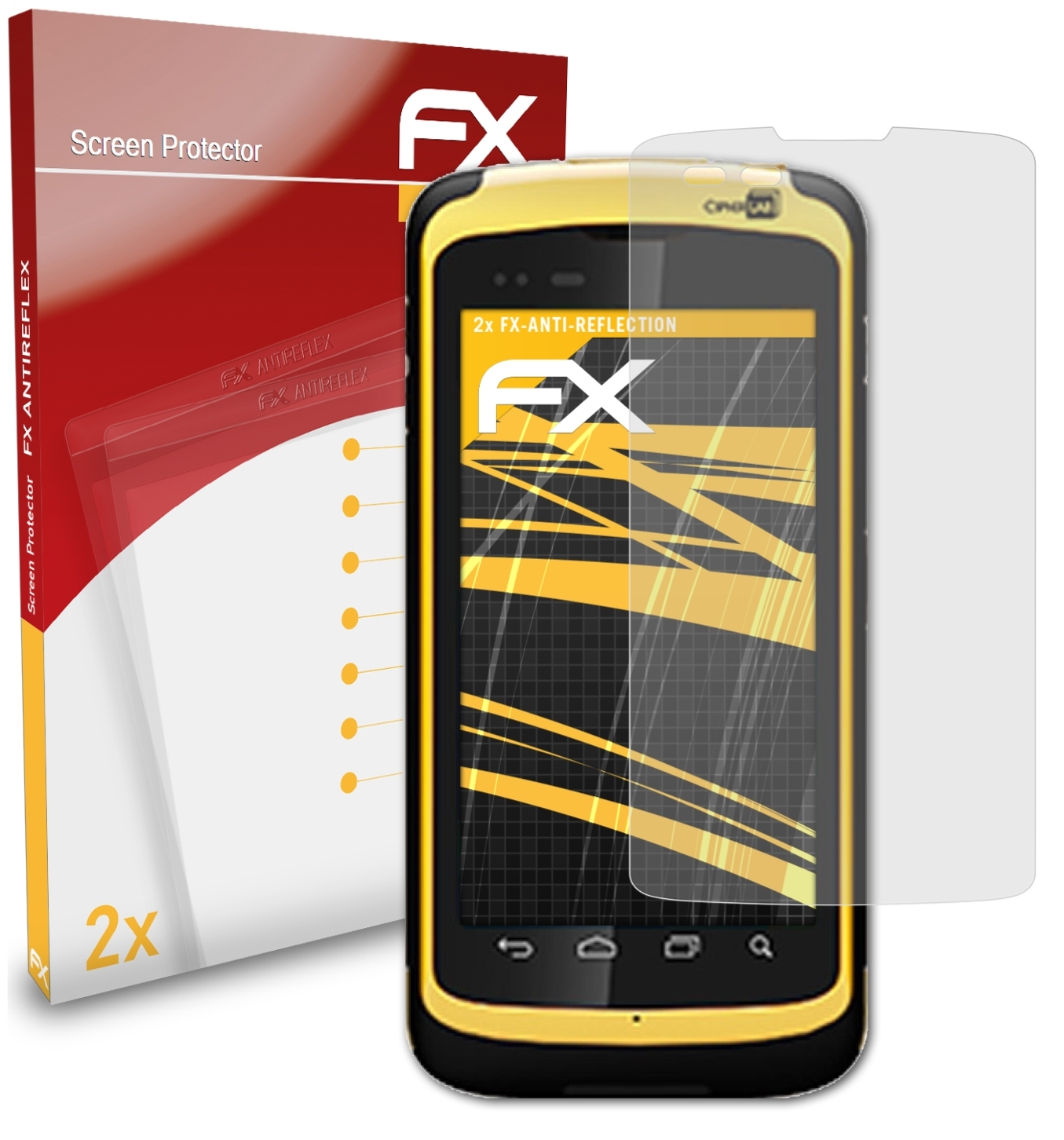 ATFOLIX 2x FX-Antireflex RS51) Displayschutz(für CipherLab
