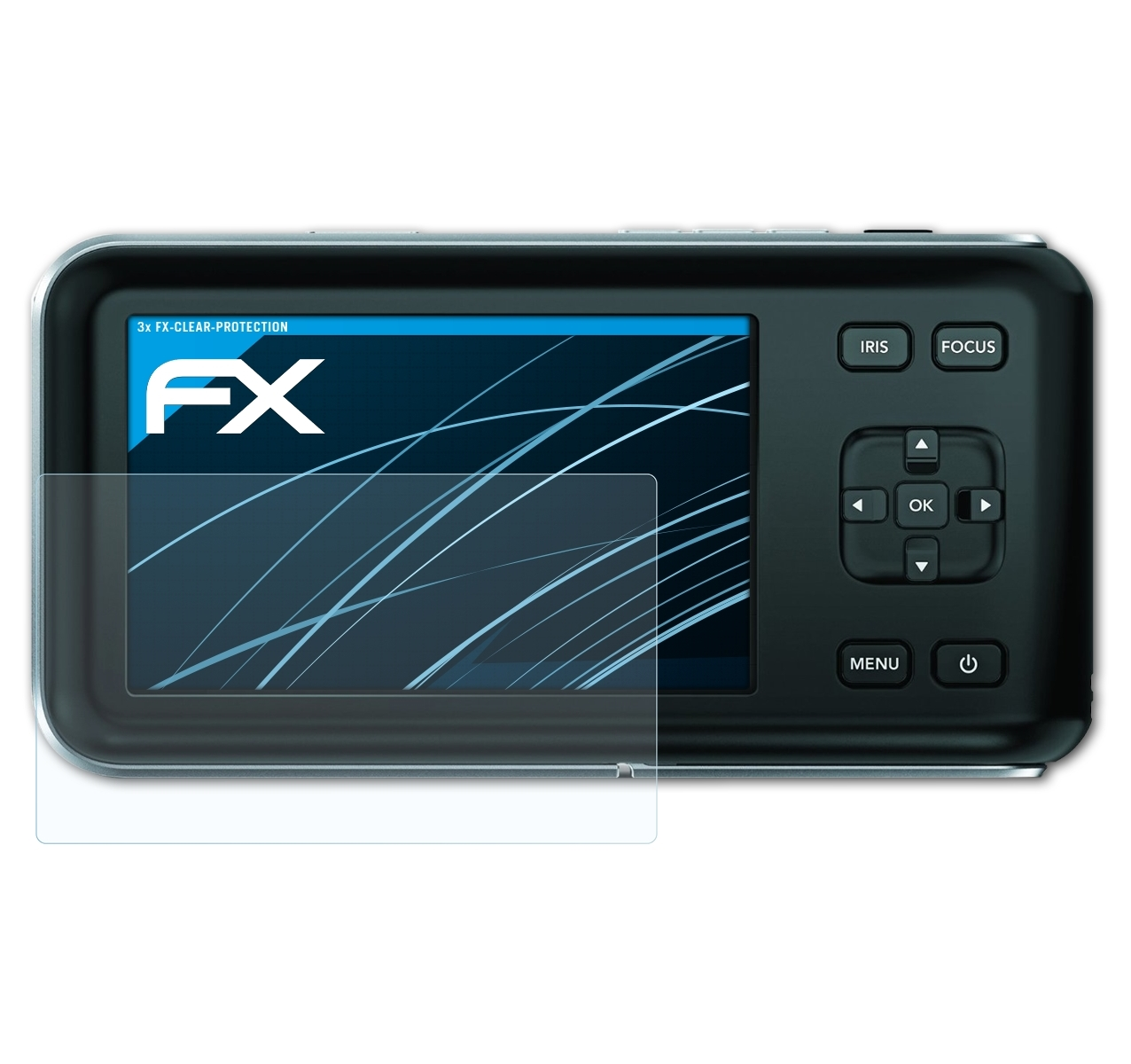 ATFOLIX 3x Camera) Pocket FX-Clear Design Blackmagic Cinema Displayschutz(für
